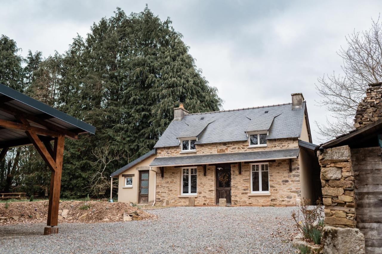 Cottage Breton - Gite De Charme En Centre Finistere Plonévez-du-Faou Exterior foto